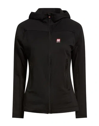 66 North 66° North Woman Sweatshirt Black Size L Polyester, Elastane In Black