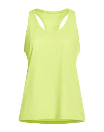 Arc'teryx Woman Tank Top Lime Green Size Xl Polyester In Green