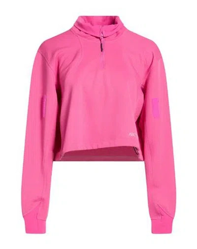 Arc'teryx Woman Sweatshirt Magenta Size Xl Polyester, Elastane In Pink
