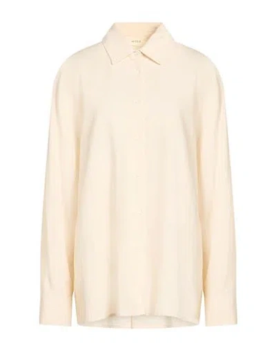 Vicolo Woman Shirt Beige Size Xl Viscose, Linen In Neutral