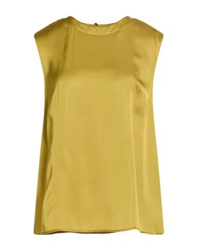 Imperial Woman Top Military Green Size M Viscose In Green