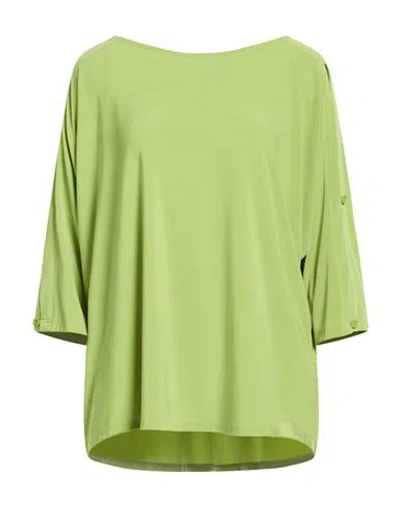 Joseph Ribkoff Woman Top Lime Green Size 16 Polyester, Elastane In Green