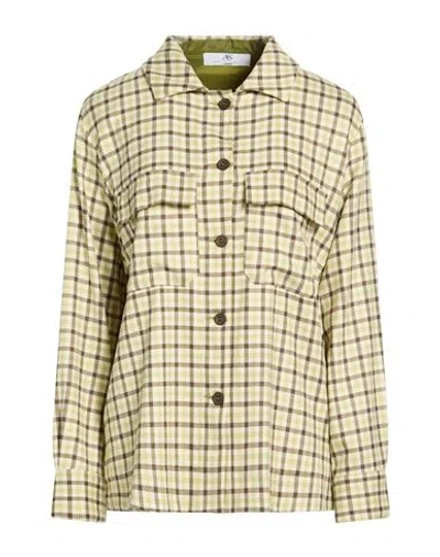Anna Seravalli Woman Shirt Light Green Size 12 Polyester, Viscose, Elastane In Green