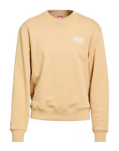 Kenzo Man Sweatshirt Sand Size Xl Cotton In Gold