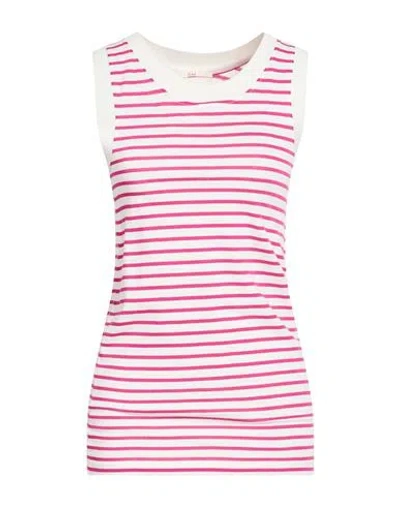 Hod Woman Tank Top Fuchsia Size Xs Cotton In Pink