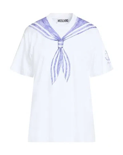 Moschino Couture Woman T-shirt White Size Xs Cotton In White