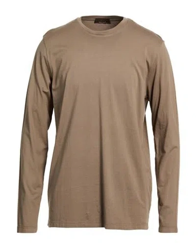 Jeordie's Man T-shirt Khaki Size Xxl Pima Cotton In Brown