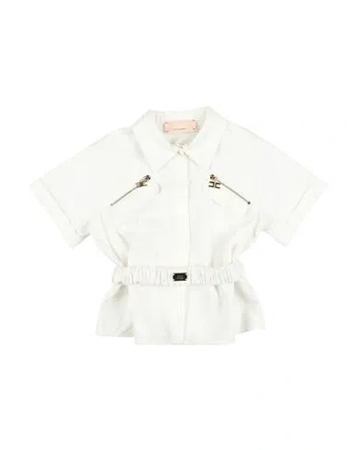 Elisabetta Franchi La Mia Bambina Toddler Girl Shirt Off White Size 4 Cotton In White