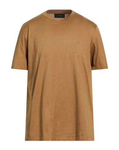 Liu •jo Man Man T-shirt Camel Size Xl Cotton In Brown