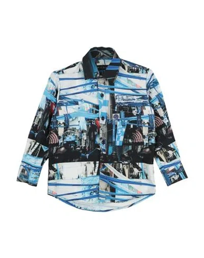 Brian Rush Toddler Boy Shirt Azure Size 4 Polyester, Elastane In Blue