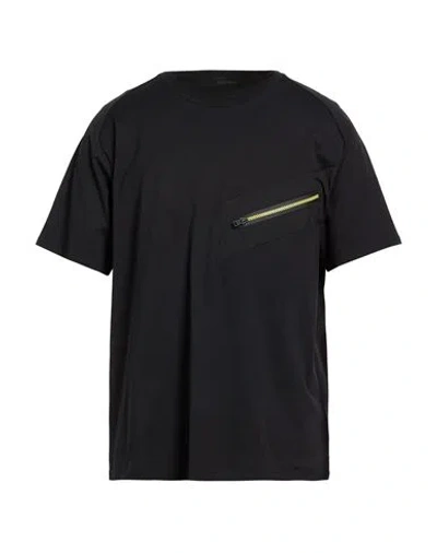 Herno Laminar Man T-shirt Black Size 40 Cotton In Black