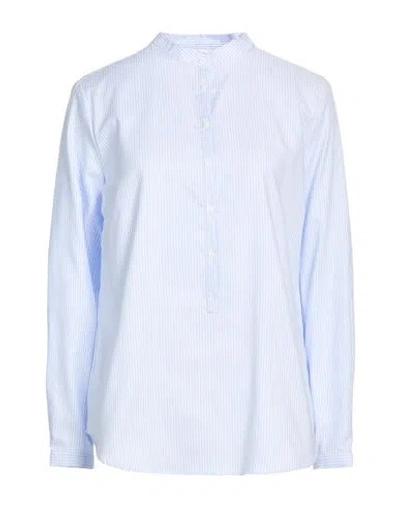 Sophie Woman Top Sky Blue Size 12 Cotton, Elastane In Blue