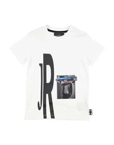 John Richmond Toddler Boy T-shirt White Size 6 Cotton In White