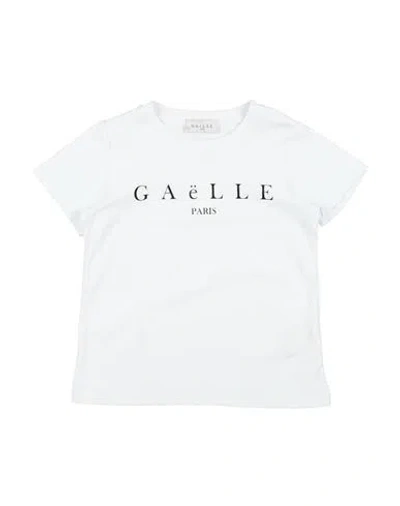 Gaelle Paris Gaëlle Paris Toddler Girl T-shirt White Size 4 Cotton, Elastane In White