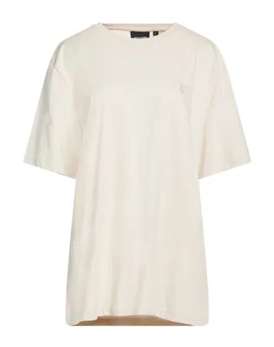 Lyle & Scott Woman T-shirt Beige Size Xxl Cotton In Neutral