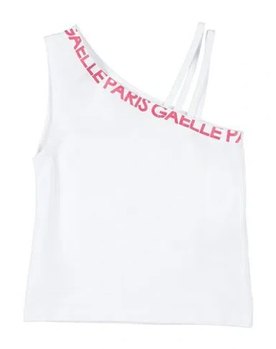 Gaelle Paris Gaëlle Paris Toddler Girl Top White Size 6 Cotton, Elastane In White
