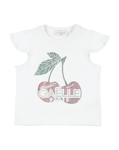 Gaelle Paris Gaëlle Paris Toddler Girl T-shirt White Size 4 Cotton, Elastane In White