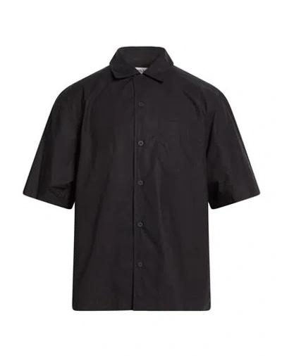 Modes Man Shirt Black Size M Cotton In Black