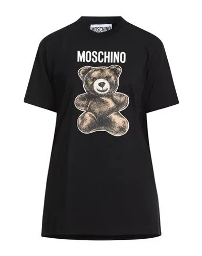 Moschino Couture Woman T-shirt Black Size L Cotton In Black
