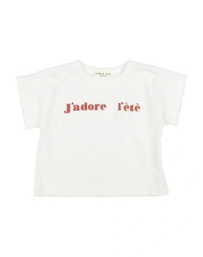 Babe And Tess Babe & Tess Toddler Boy T-shirt White Size 3 Cotton In White