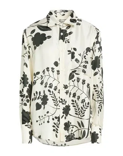Paul & Joe Woman Shirt Ivory Size L Silk In Multi