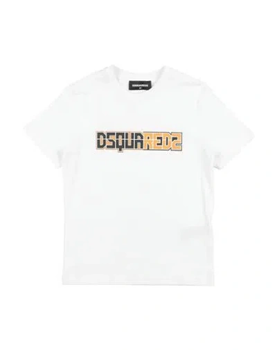 Dsquared2 Toddler Boy T-shirt White Size 6 Cotton In White