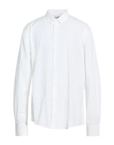 Liu •jo Man Man Shirt White Size 17 ¾ Cotton In White