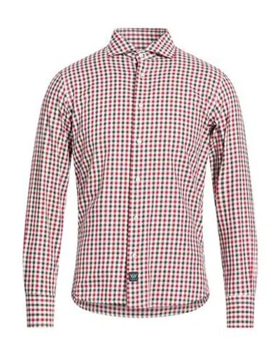 Brouback Man Shirt Red Size 15 ½ Cotton In Red