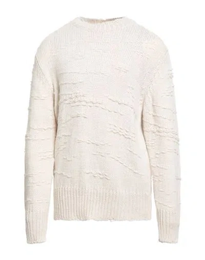 The Amhante Man Sweater Beige Size Xl Polyacrylic, Polyester, Wool In Neutral