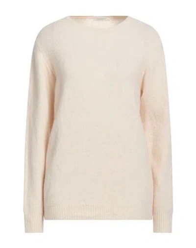 Homeward Clothes Co. Woman Sweater Ivory Size L Merino Wool, Nylon, Cashmere, Elastane In White
