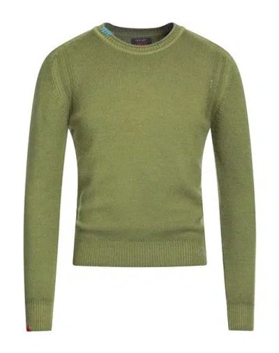Bob Man Sweater Green Size L Wool In Green