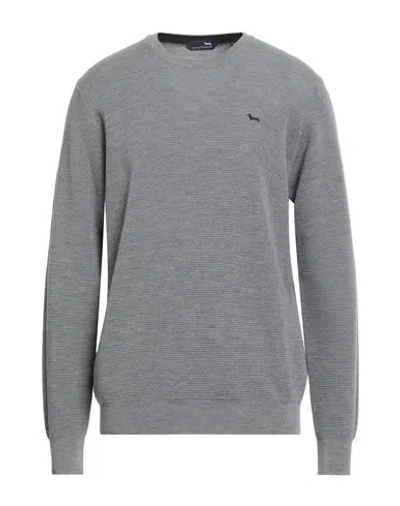 Harmont & Blaine Man Sweater Grey Size Xxl Wool In Gray