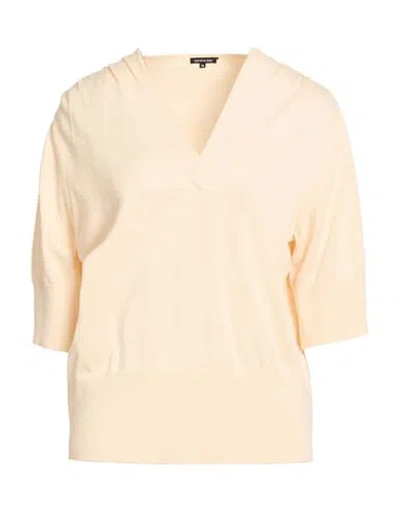 Caroline Biss Woman Sweater Beige Size 14 Modal, Cotton, Elastane In Sand