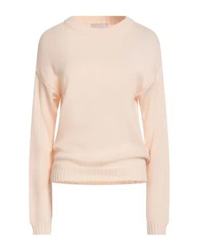 N.o.w. Andrea Rosati Cashmere N. O.w. Andrea Rosati Cashmere Woman Sweater Blush Size Xl Cashmere In Pink