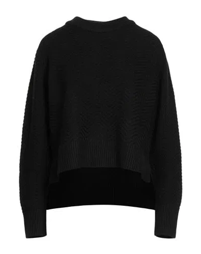Drumohr Woman Sweater Black Size Xs Merino Wool In Black