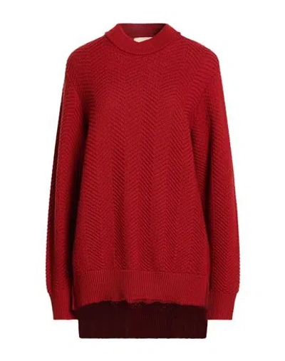 Drumohr Woman Sweater Brick Size S Merino Wool In Red