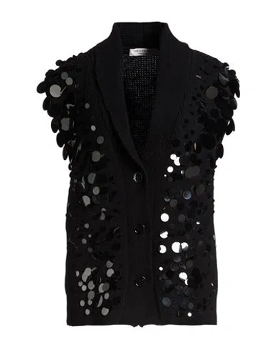 Philosophy Di Lorenzo Serafini Woman Cardigan Black Size 4 Virgin Wool In Black