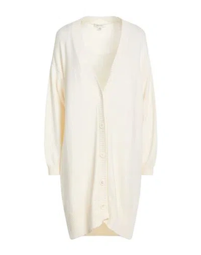 Crossley Woman Cardigan Ivory Size M Virgin Wool In White