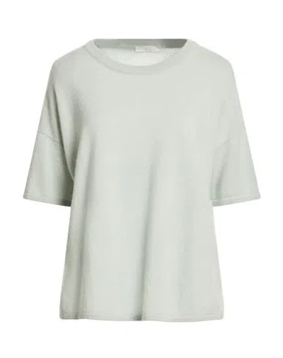 Fedeli Woman Sweater Light Green Size Onesize Cashmere In Gray