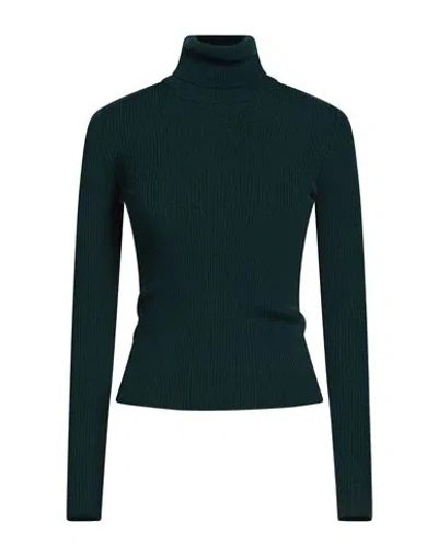 Roberto Collina Woman Turtleneck Dark Green Size Xs Wool In Green