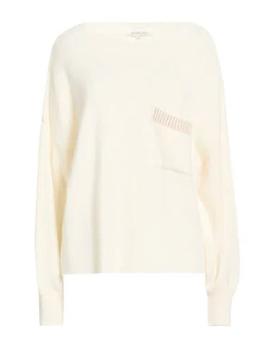 Maison Anje Woman Sweater White Size Xs/s Viscose, Polyamide, Merino Wool, Cashmere In White