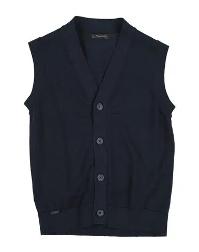Mayoral Toddler Boy Cardigan Navy Size 7 Cotton In Black