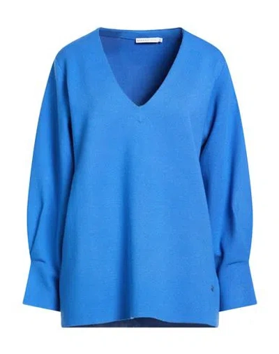 Xandres Gold Woman Sweater Azure Size 3xl Ecovero Viscose, Polyester In Blue