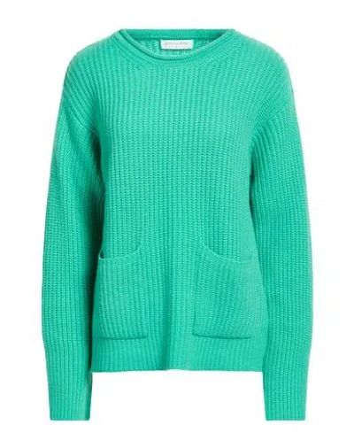Stephan Boya Woman Sweater Emerald Green Size Xxl Cashmere In Green