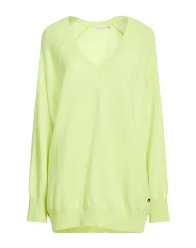 Xandres Gold Woman Sweater Lime Green Size 3xl Cashmere In Green