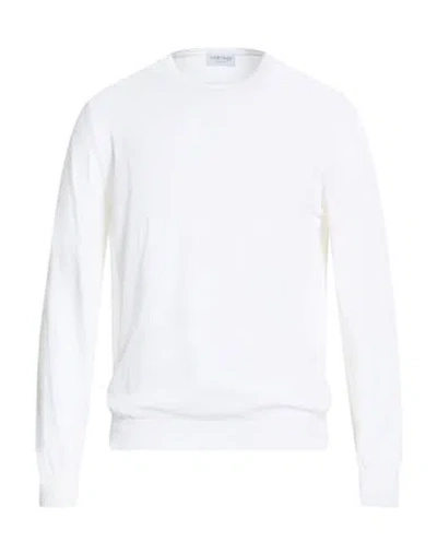 Heritage Man Sweater White Size 42 Cotton In White
