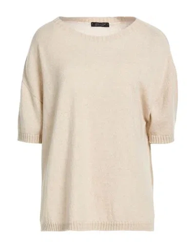 Aragona Woman Sweater Sand Size 8 Cashmere In Neutral