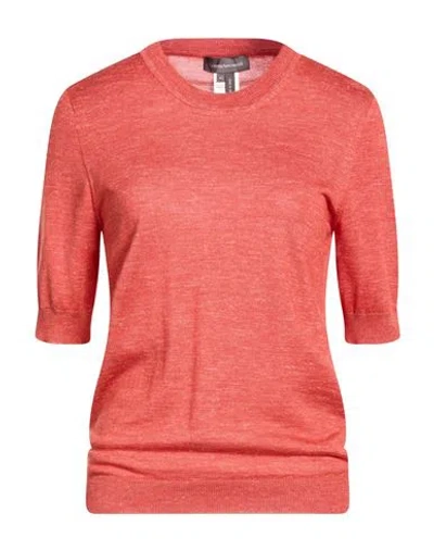 Lorena Antoniazzi Woman Sweater Rust Size 10 Cashmere, Silk, Hemp In Nude