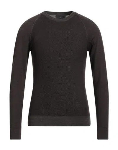 Liu •jo Man Man Sweater Dark Brown Size S Wool In Brown