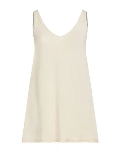 Sita Murt / Woman Mini Dress Ivory Size Xl Cotton In White